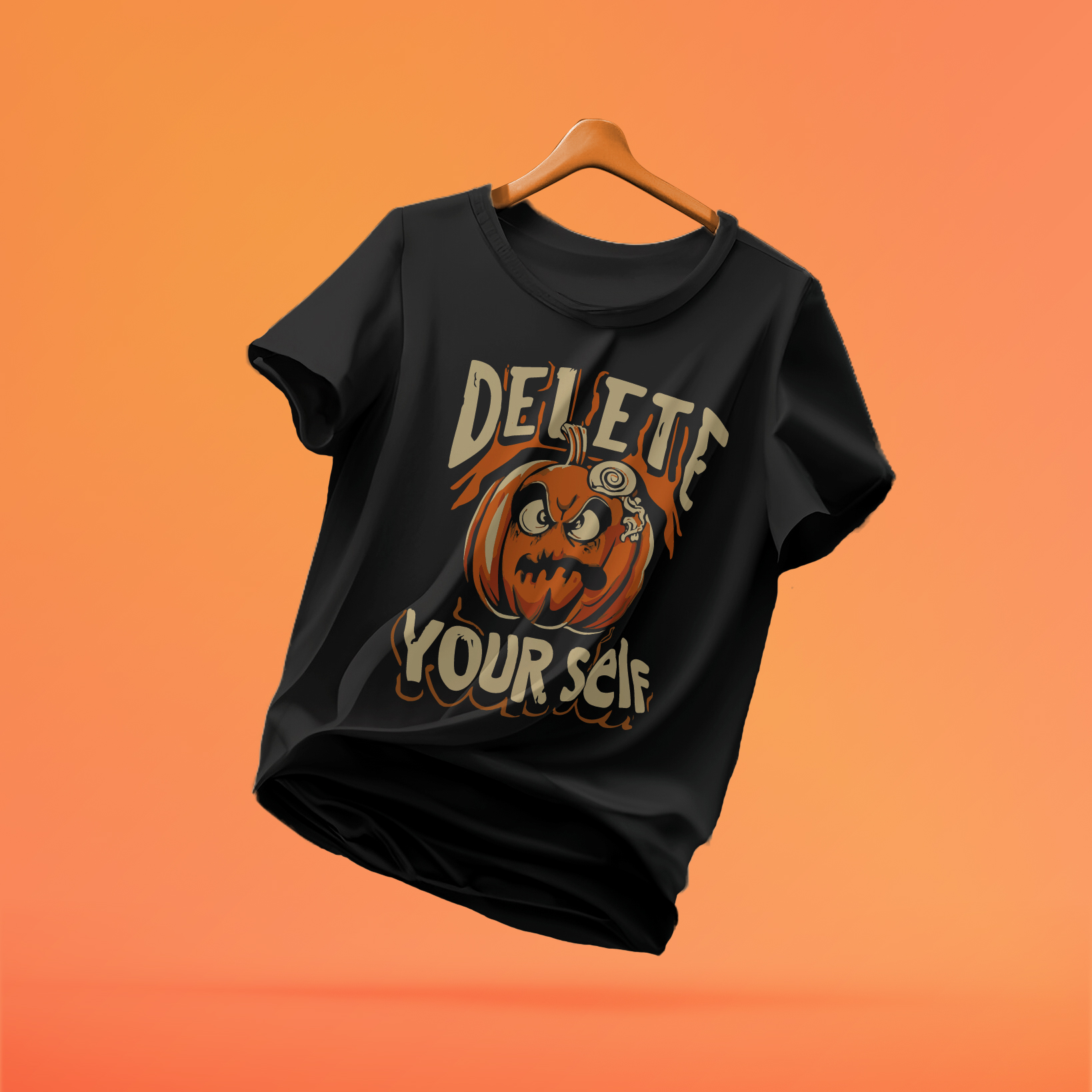 Tričko s potiskem Halloween3, jen pro tmavá trička.