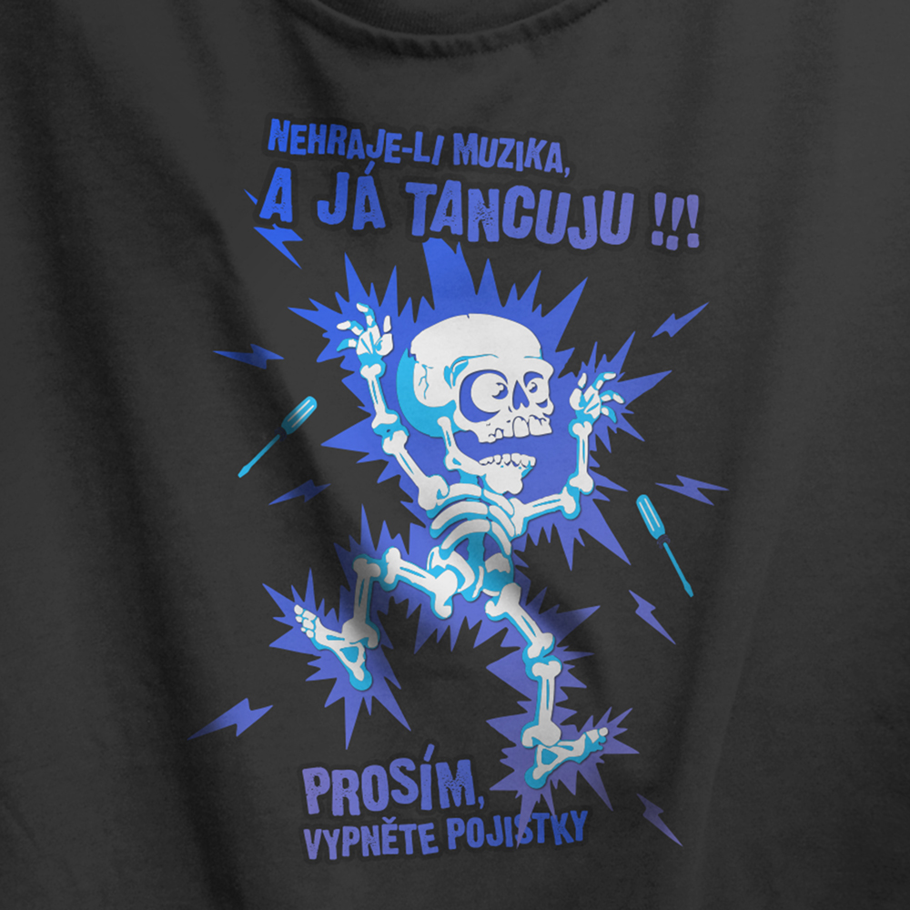 Tričko s potiskem Elektric man II