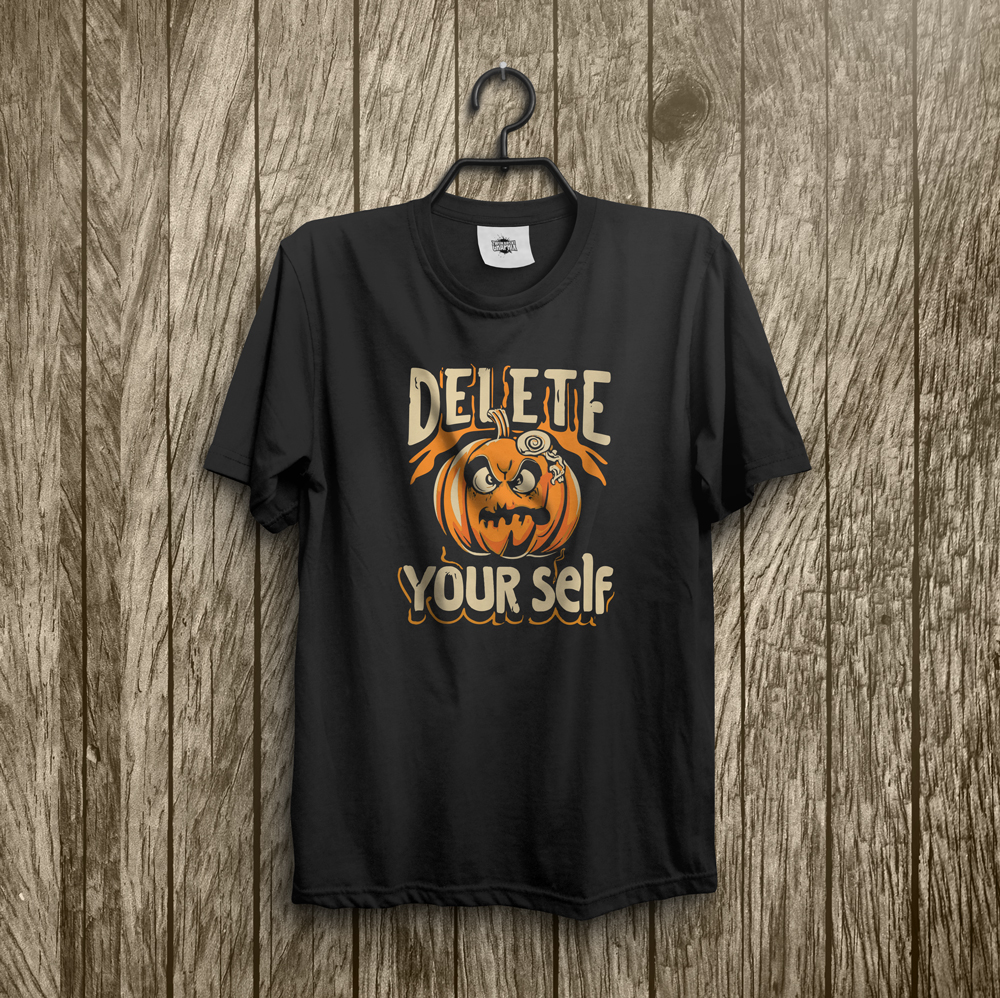 Tričko s potiskem Halloween3, jen pro tmavá trička.
