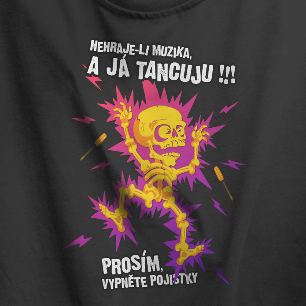 Tričko s potiskem Elektric man III